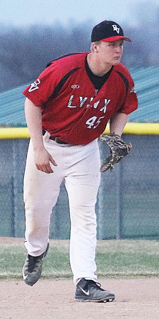 BV senior first baseman Cade Terveer turned a rare triple play against Roosevelt last week.