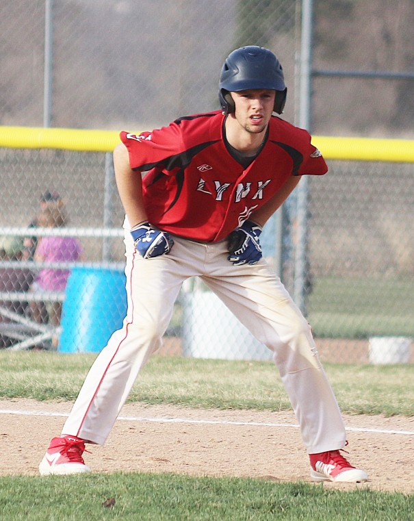 Brandon Valley’s Logan Nolz positions himself to steal a base in recent action.